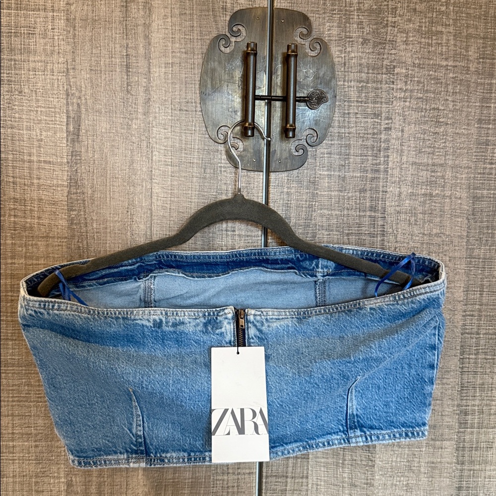 Blue Denim Crop Top‎ - Picture 11 of 17